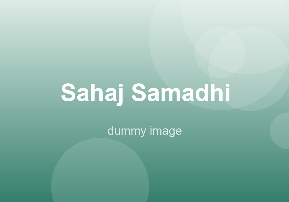 Sahaj Dhyan Meditation — dummy image