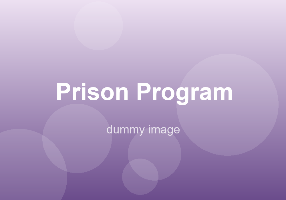Prison Rehabilitation — dummy image